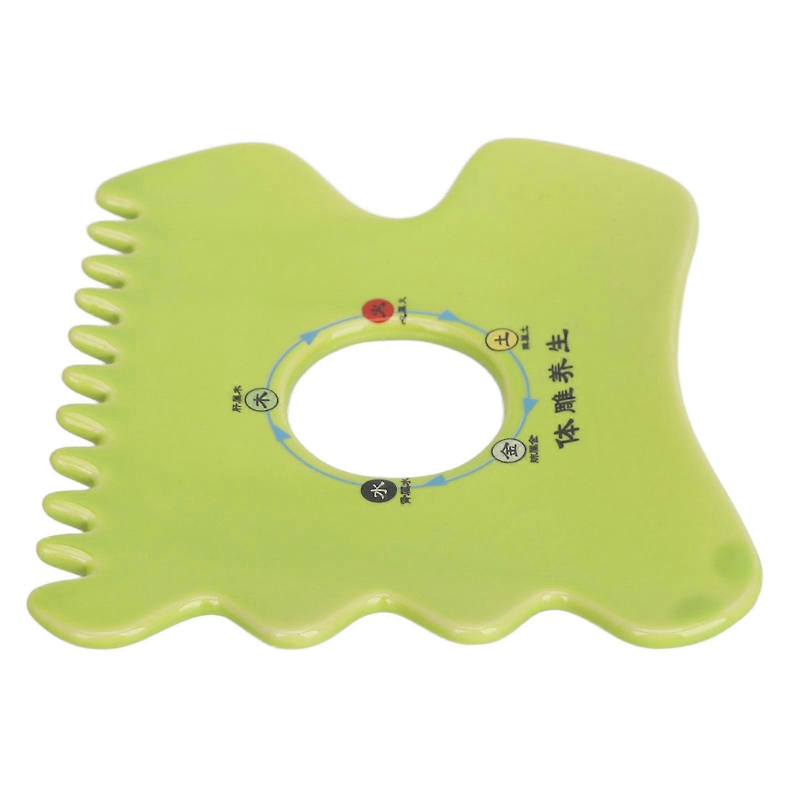 Gua Sha Board Ceramic Scraping Board Different Edges Manual Scraping Massage Gua Sha Sculpting Tool 