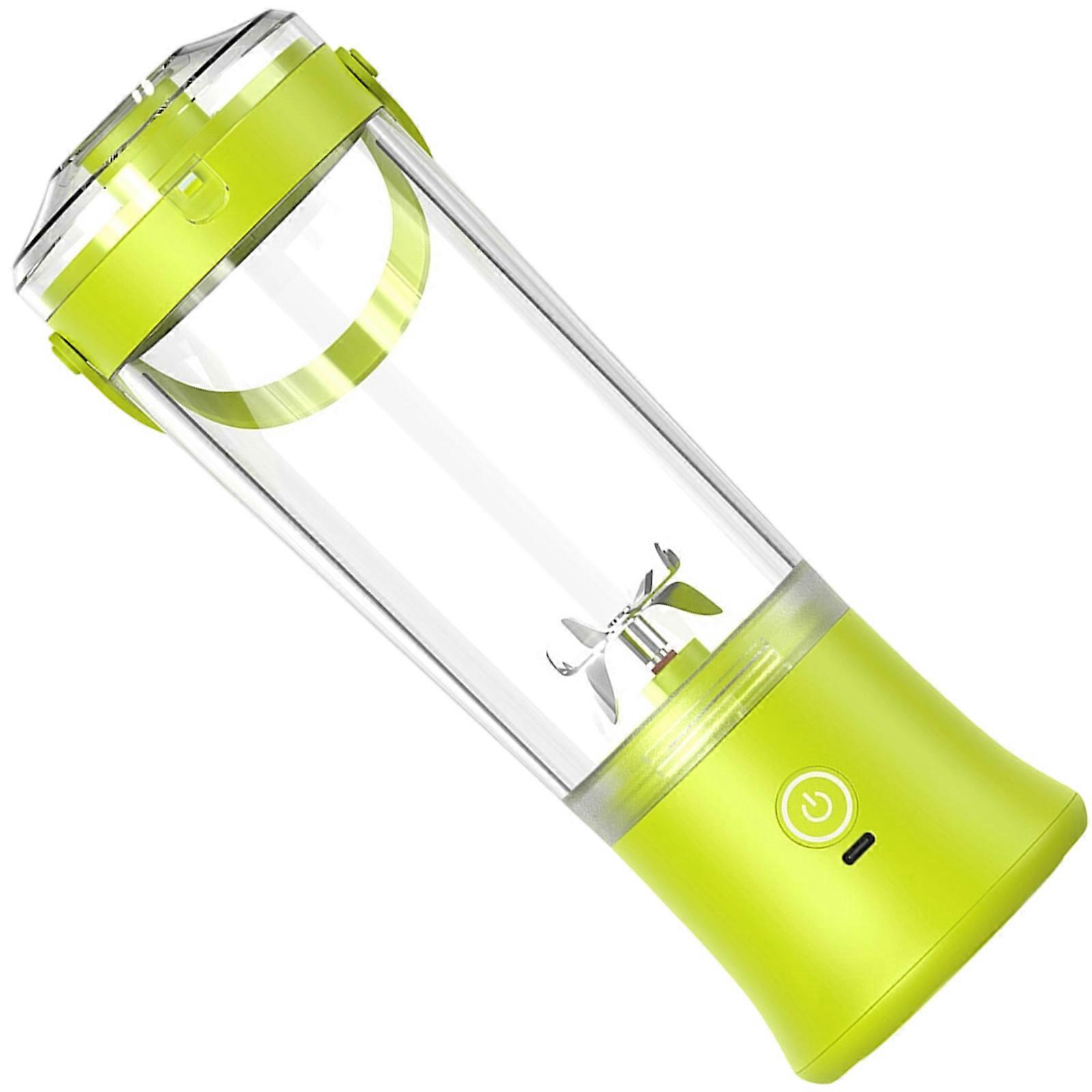 Practical Plastic Juicer Machine with Detachable Parts Easy Cleaning Juicing Tool Travel Juices Maker Plastic Texture  Yellow