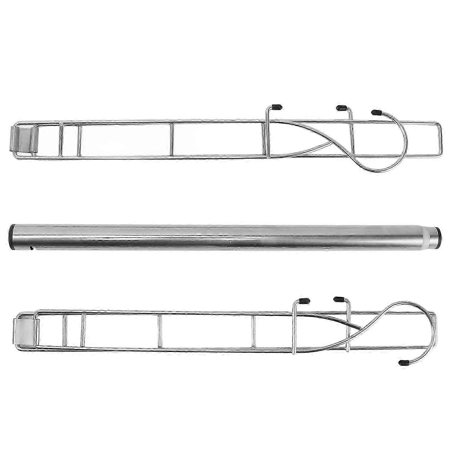 Multipurpose Closet Extender Rod - Stainless Steel Adjustable Hanging Rail