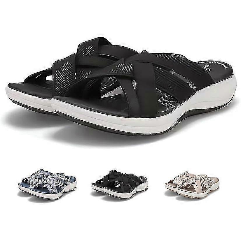 Plantar fasciitis sandals with orthopedic walking support