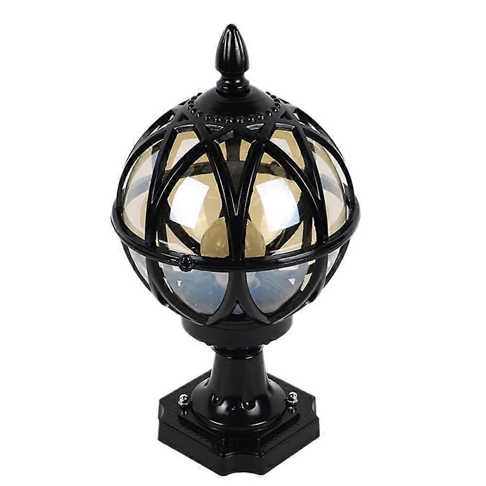 Outdoor Post Lights, European Style Waterproof Pedestal Lamp, E27 Socket