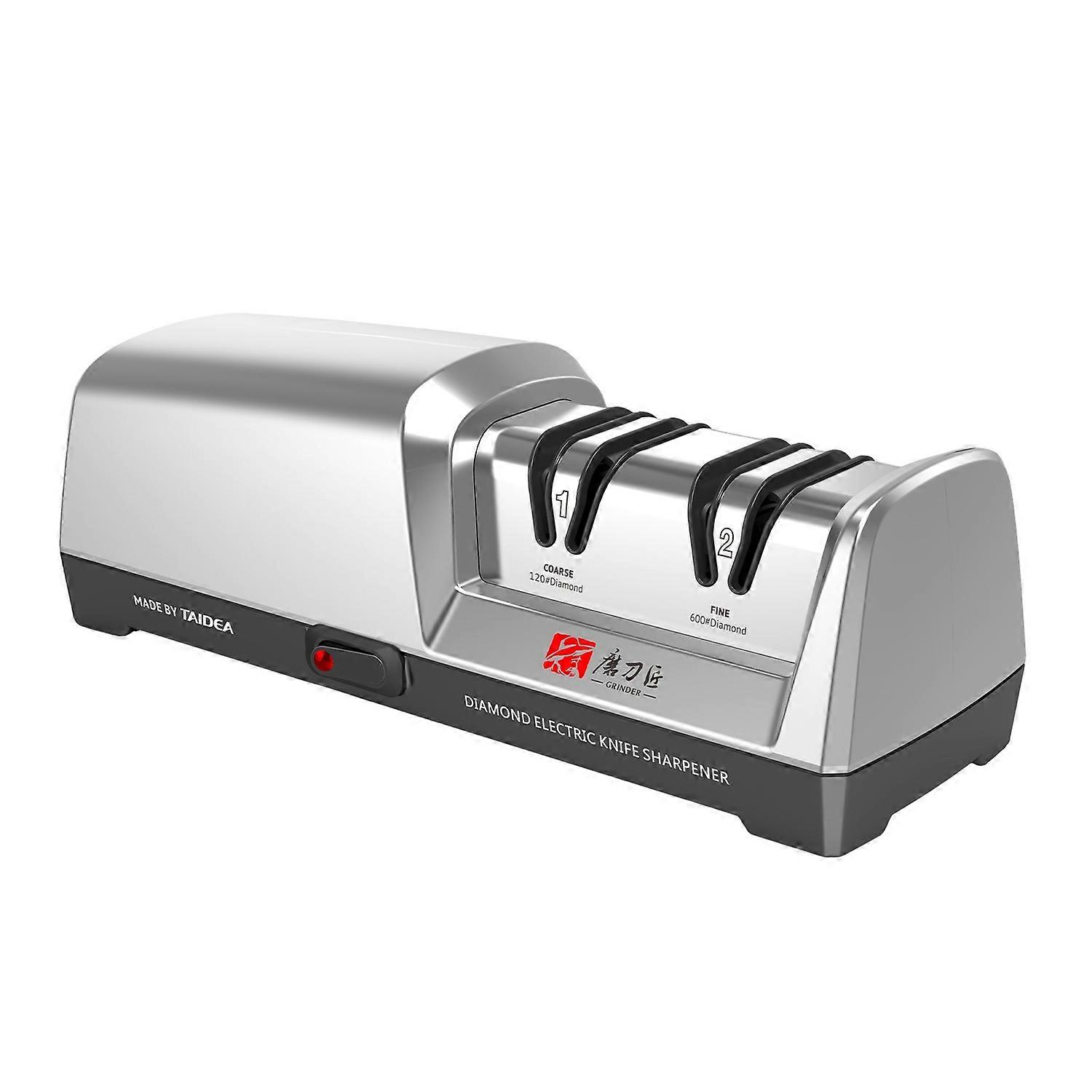 Electric Knife Sharpener 15 Degrees Knife Sharpener for Kitchen Knives with Quick Sharpening and Pol