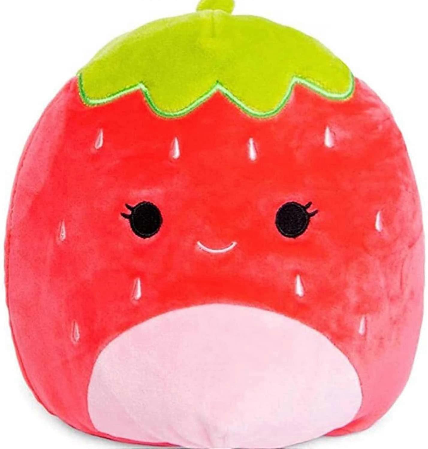 Plush Toys 11" - Ultrasoft Stuffed Fruit Or Animal Plush Toy, Soft Plush Doll Hugging Plush Pillow(strawberry)