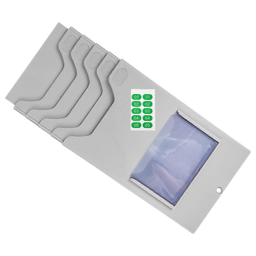 Warehouse Management Card Rack for Wall Mount Organizer 2Pcs with 5 Pockets