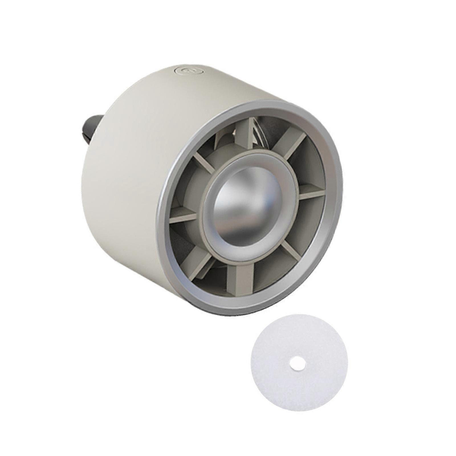 Rotating Electric Cooling Fan with Scent Diffuser & Ambients Light Car Air Vent Mounted Small Fan 3 Speed Multicolor