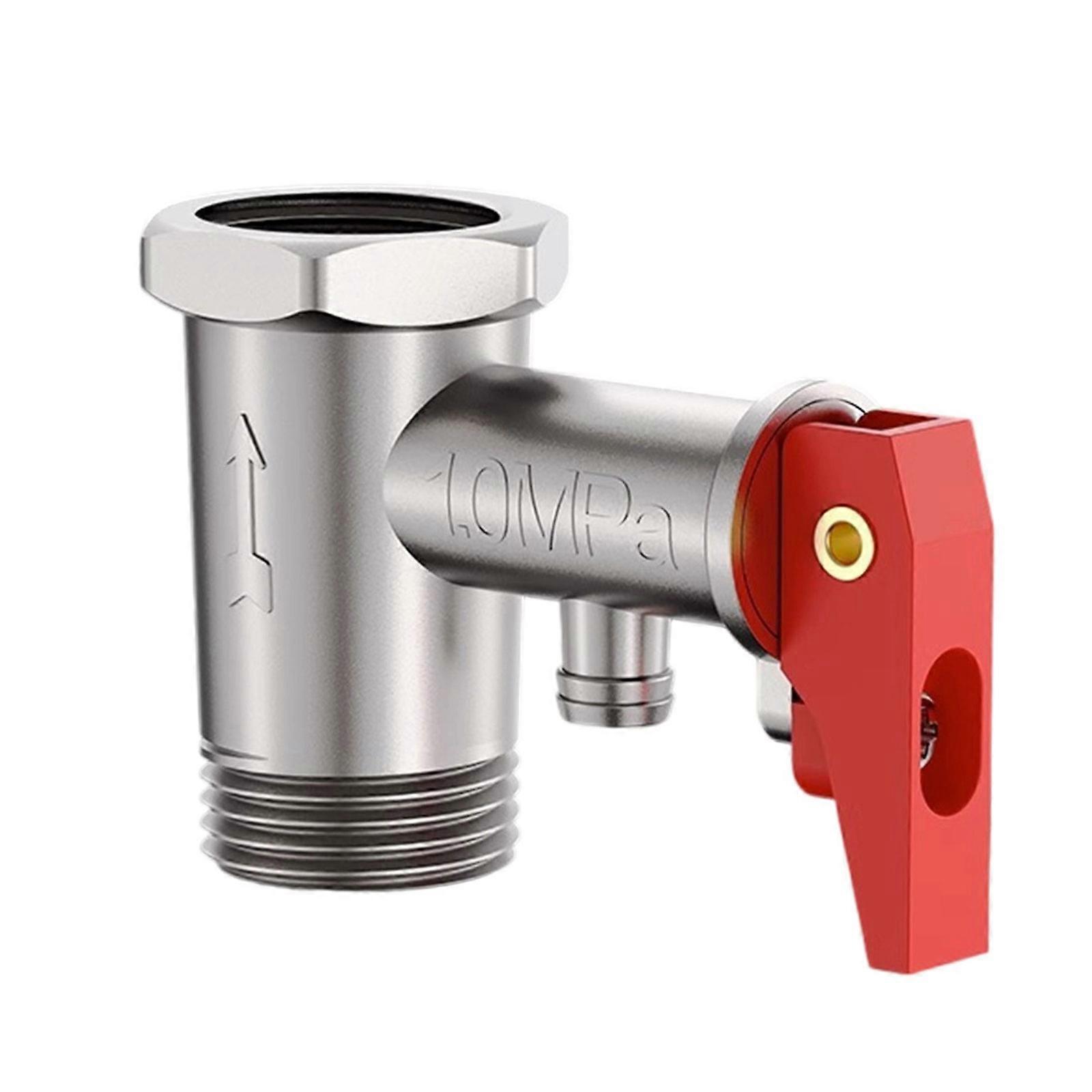 Water Heater Pressure Relief Valves with Check Valves Function Adjustable Pressure Control for Enhanced Safety Enduring Multicolor