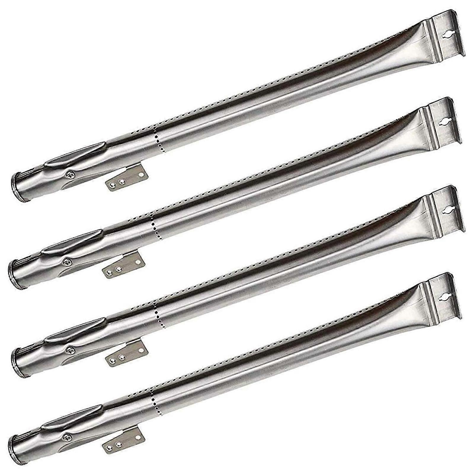 Pack Of 4 Nonrust Steel Burners Tubes For Gas Grills Universal Replacement Parts Practical Construction Tool Release Installation Multicolor
