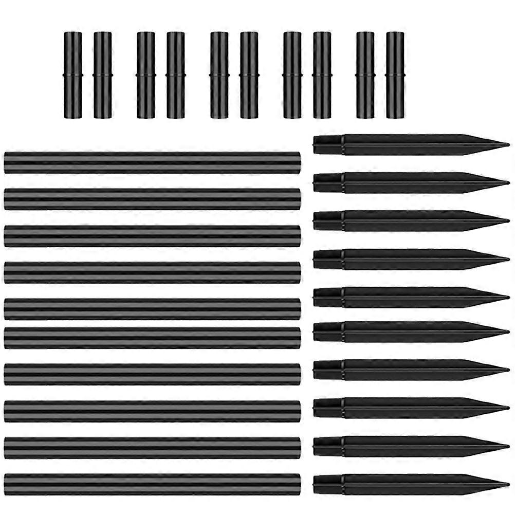 Solar Light Extension Tube Replacement Stake for Garden Lights 1Set