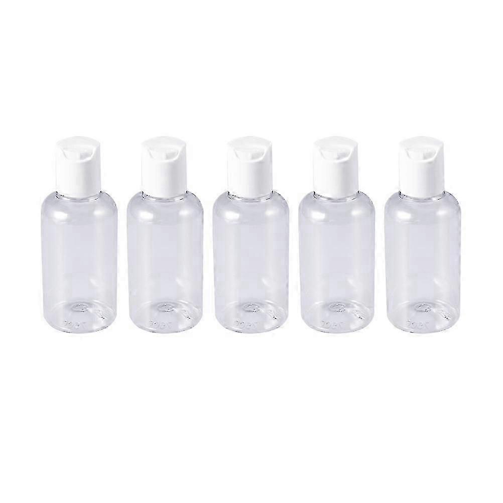 10PCS 75ml Refillable Travel Bottles for Shampoo Cream Lotion Random Color