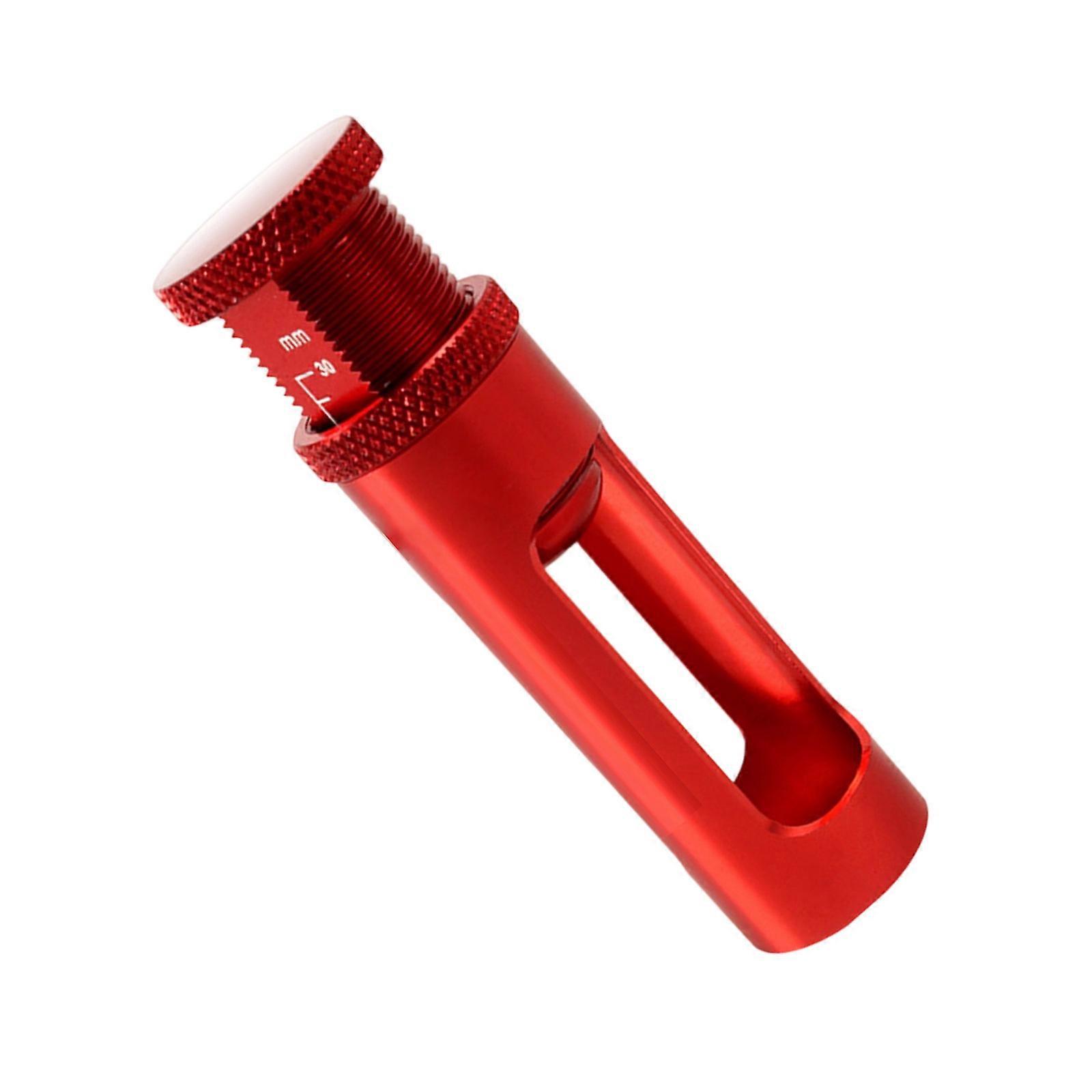 Adjustable Golf Tees Height Tool Elevator Portable Precisions Tees Height Setter Consistent Tees Height Driver Enduring  Red