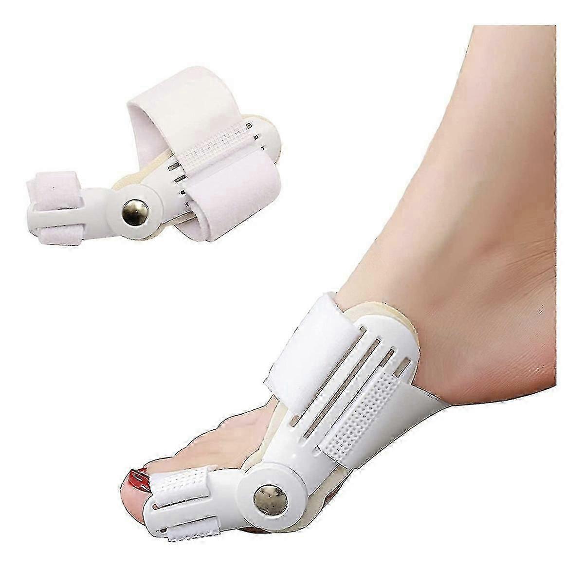 Bunion Corrector Splint Bunion Hinge,bunion Corrector Toe Separation Corrector Big Bunion Corrector(white)(2pcs)