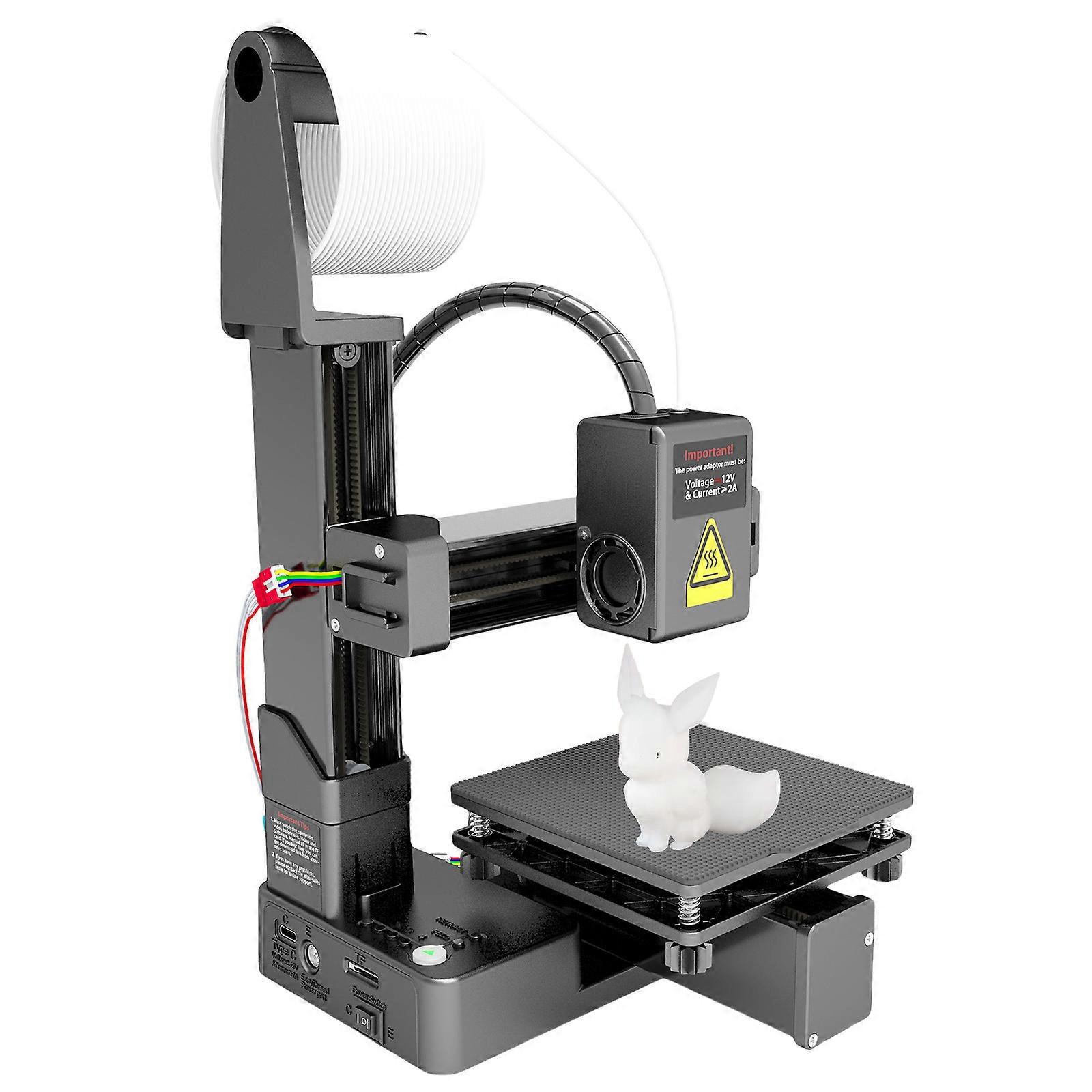 K10 3D Printer Beginner Friendly Perfectly For Home Learning And DIY Creations With Auto Slicing  Black