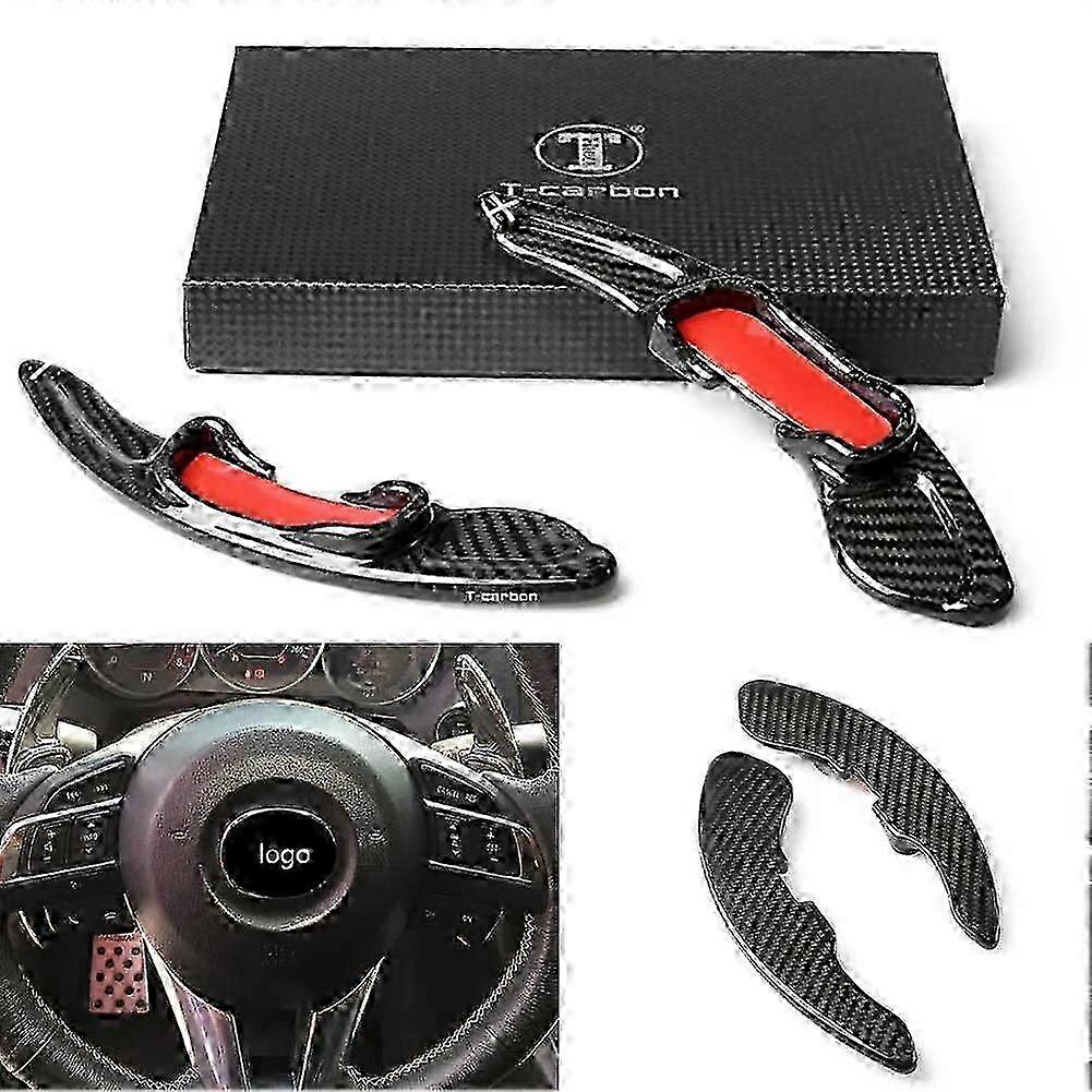 Motor Vehicle ControlsReal Carbon Fiber Paddle Paddle Shift Steering Wheel Shifter Extension For Mazda 6 3 2014-2017 & CX3 2016-2017 & CX5 2013-2016 2