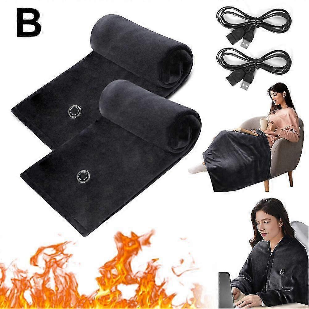USB Powered Heated Cape 15s Fast Heating Office Napping Heated Shawl