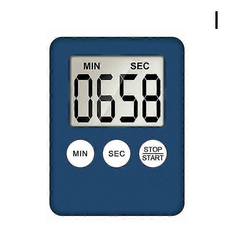 Magnetic Digital Kitchen Timer Large LCD Screen Countdown Up To 100 Minutes For Cooking Baking