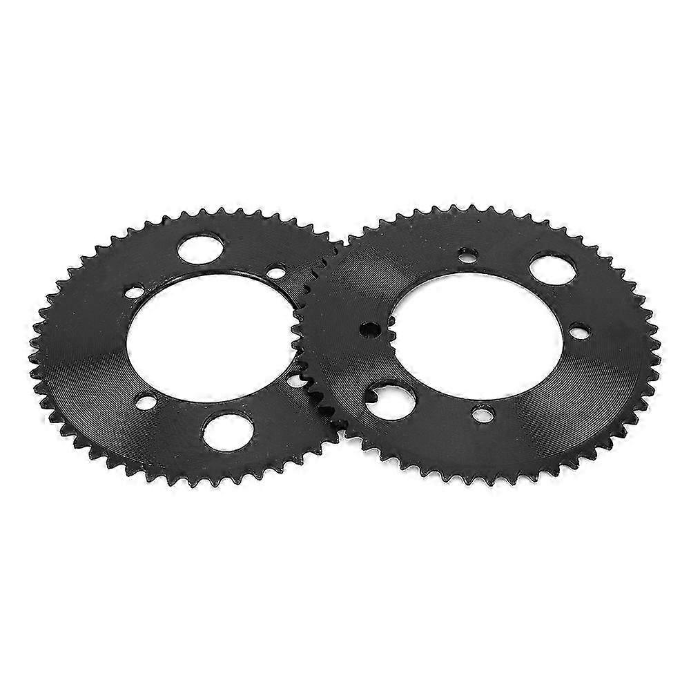 2 قطعة ضرس خلفي أسود (أسنان 25 ساعة 55 طن 54 مم) لدراجة نارية صغيرة 47 سم مكعب و 49 سم مكعب ، مركبة ، دراجة رباعية