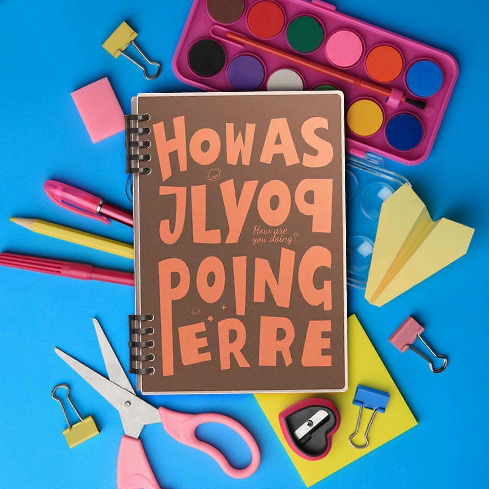 Clearance! Bocqde Back to School Supplies Retro Notebook Non Irritating Loose Leaf Notebook B5 Notebook Detachable High Horizontal Student Notebook