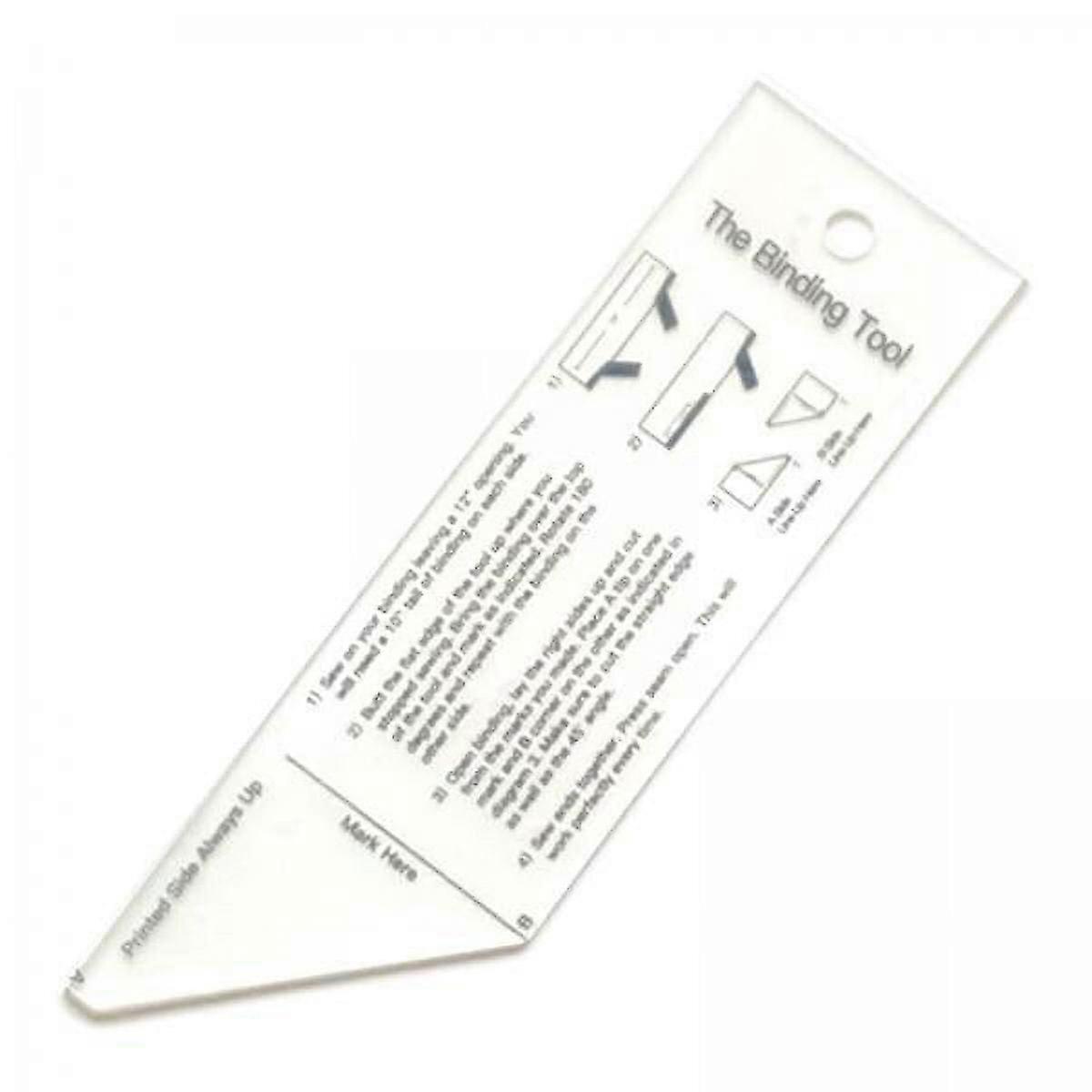 Sewing Quilting Binding Tool 2x Handy Fabric Ruler