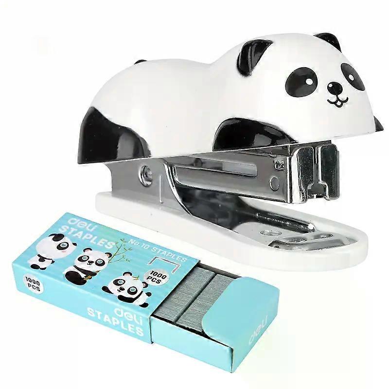 Cartoon Mini Stapler Set No. 10 Staples Stapler Portable School Stapler Paper Binding Tool
