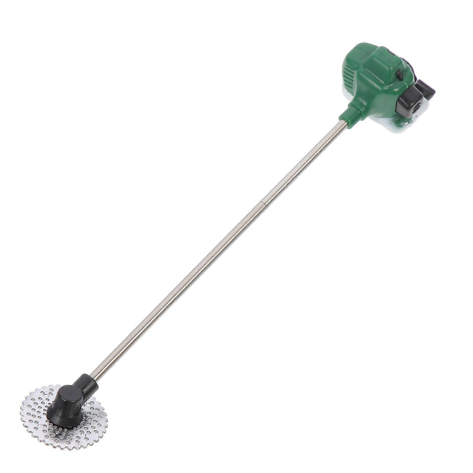 Miniature House Garden Tool Model with Decorative Use PVC Green