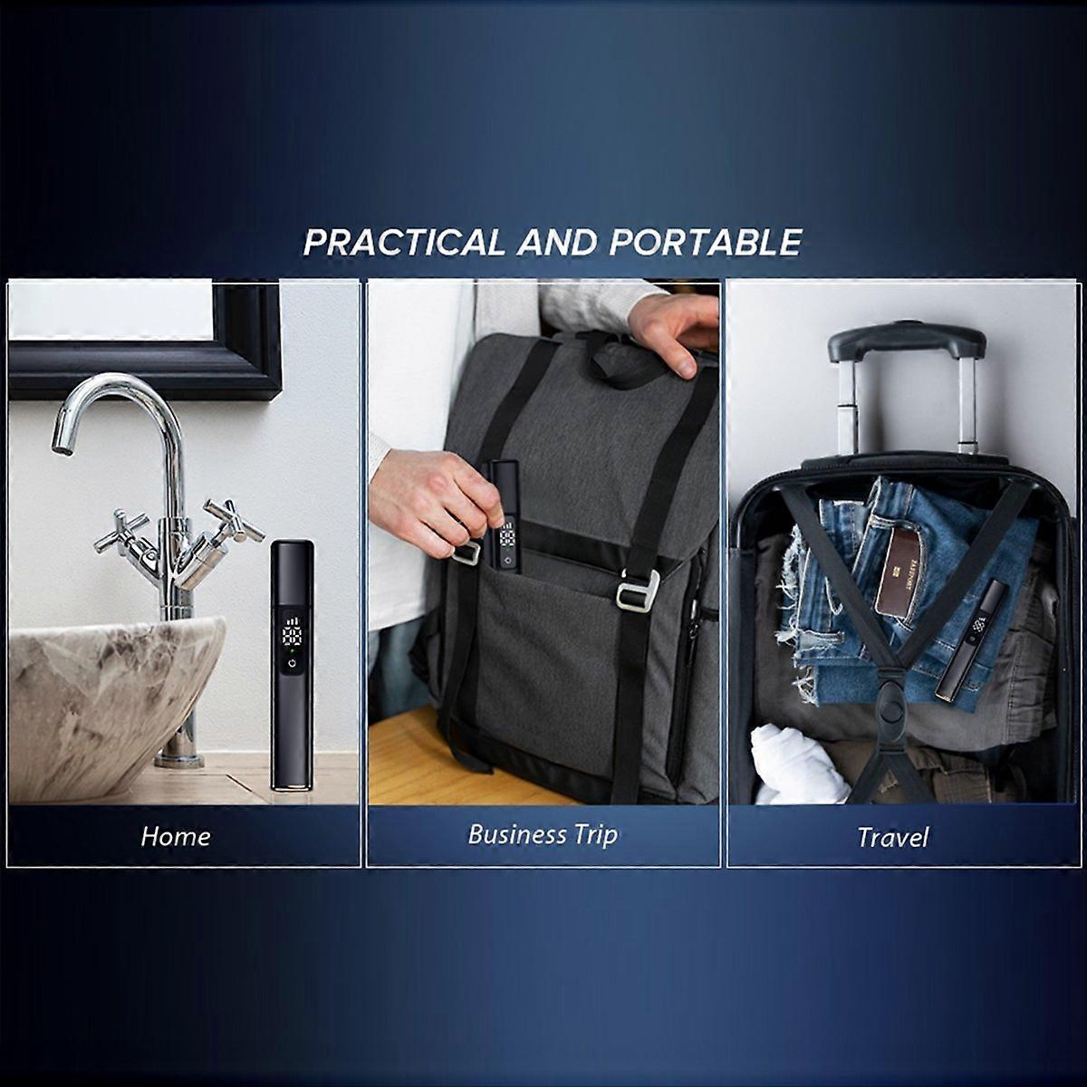 Nose Hair Trimmer for Men USB Rechargeable with LCD Display Tool-A