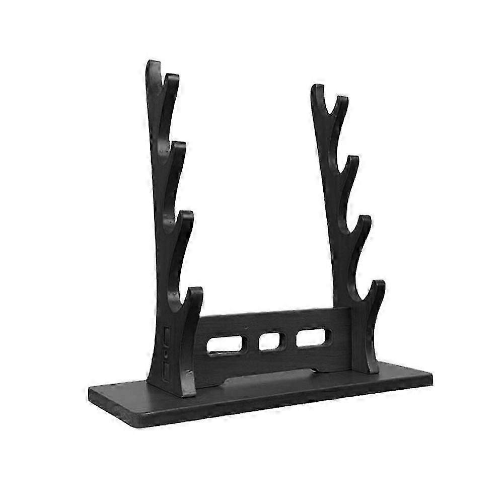 Wooden Flute Stand Display Rack - Multi-Tier Desktop Holder for Soprano