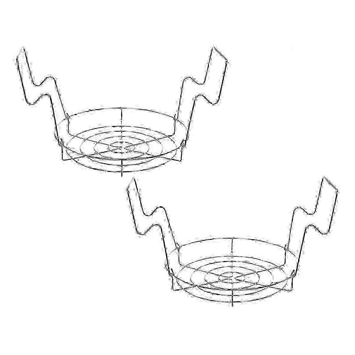 2Pcs 21.5-Quart Water Bath Canner with Jar Rack KitchenwareDoes not include pot