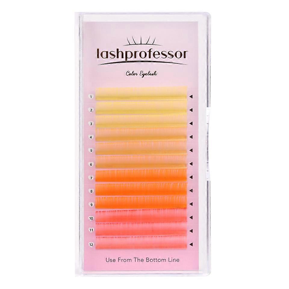 Lashprofessor High Quality Synthetic Mink Color Lashes Professional Individual Colorful Lashes For Eyelash Extension Color Cilia