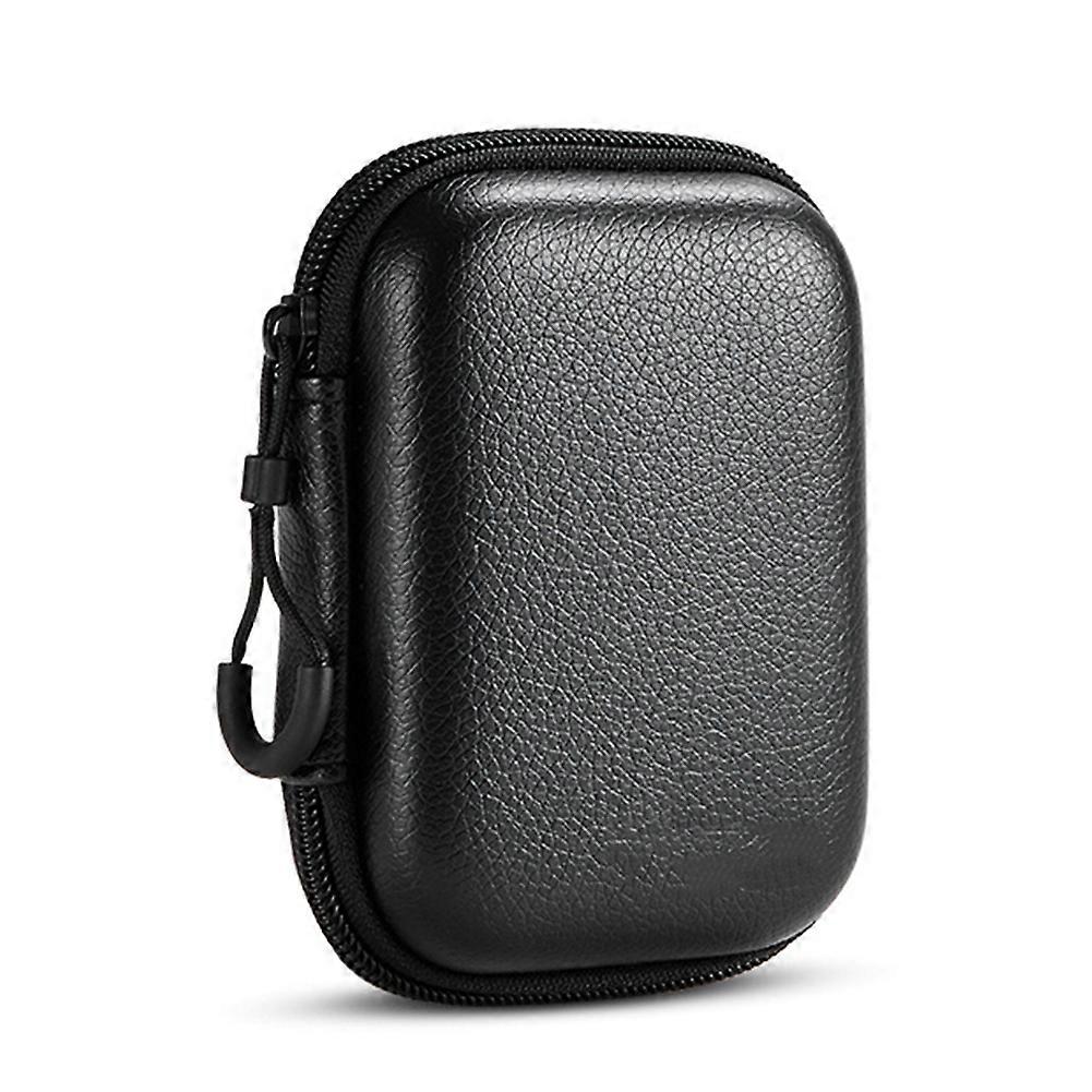 Pebbled Portable Mini Hard Shell Digital Gadgets Storage Bag Earphone Charger Case Plug Data Cable U Disk Organizer A