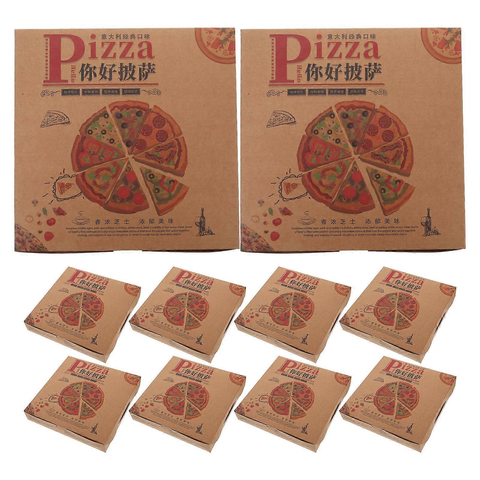 Pizza Slice Container Paper Pizza Box for Meal Prep 20Pcs