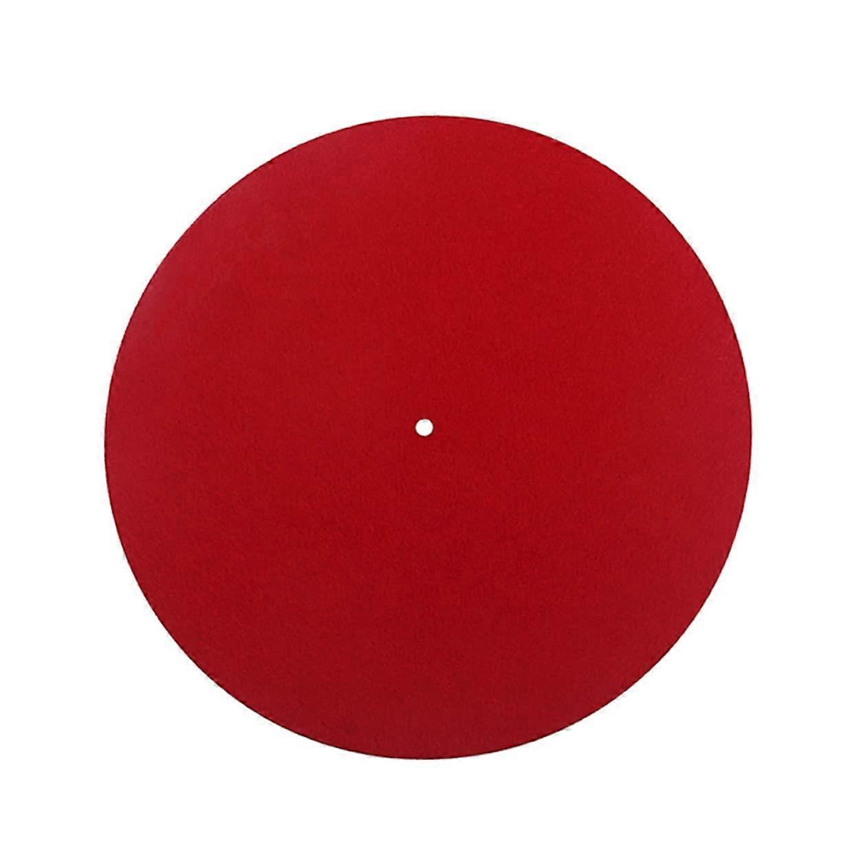 Vinyl Record Weight Stabilizer Turntable Mat NonSlip Grooves Precision Pad Static Vibration Mat