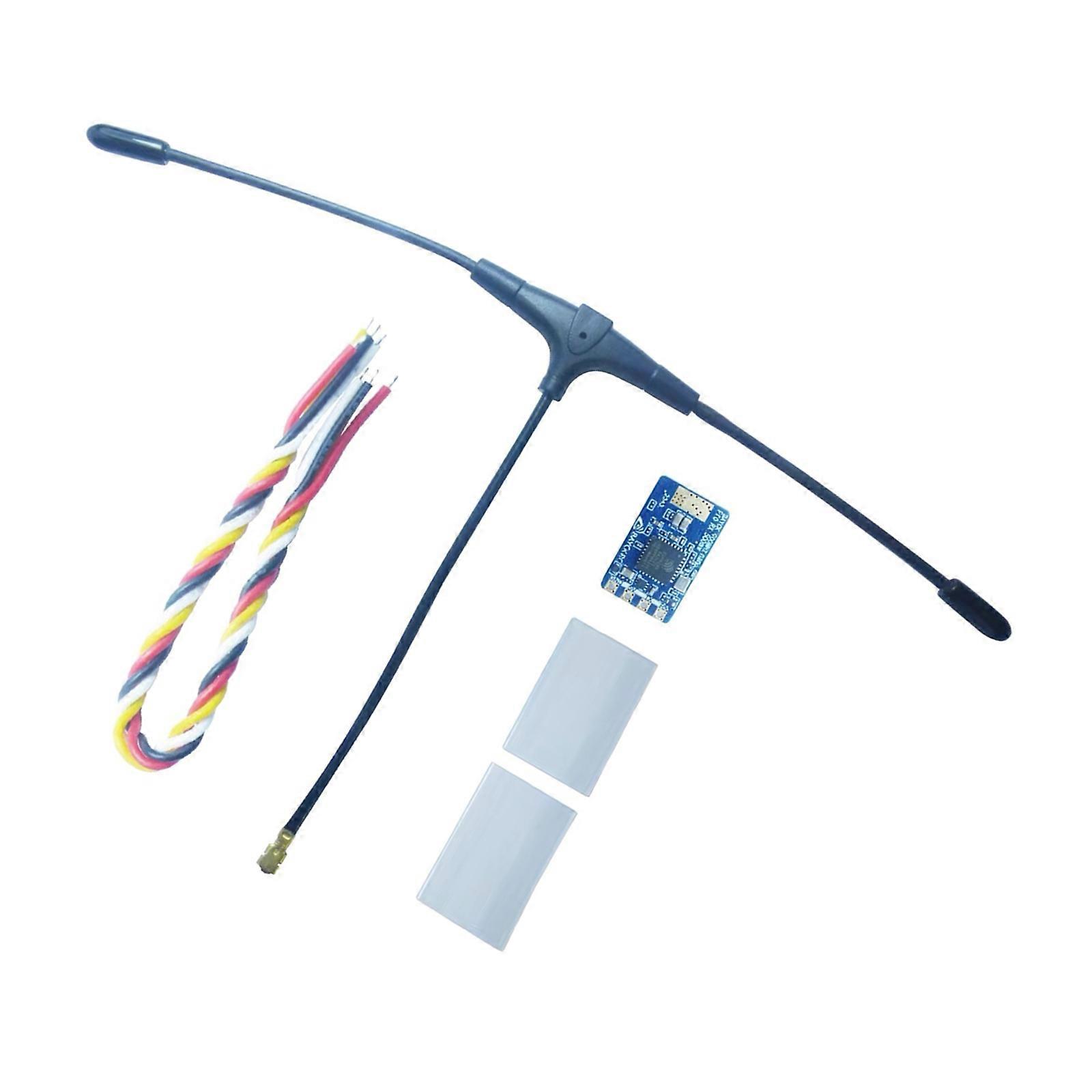 ELRS 915MHz Receiver Radio Long Ranges ExpressLRS Receiver with TshapedAntenna for FPV Racings Drones Multicolor