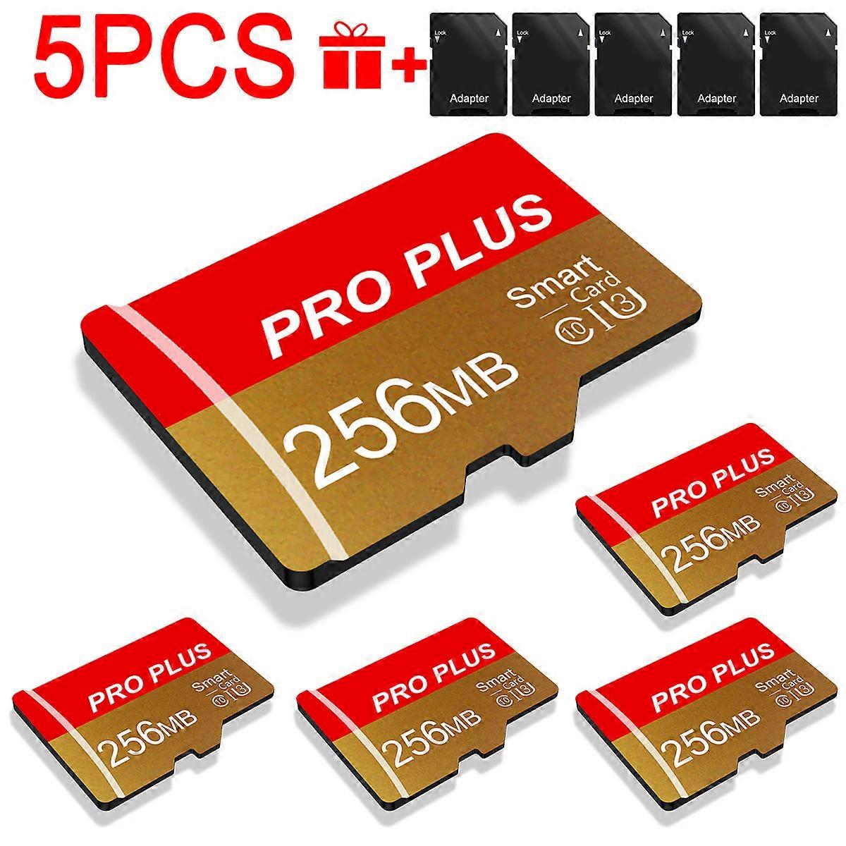 5PCS Memory Card 8GB 4GB 2GB 1GB With Adapter High Speed Memory Card, Small Capacity 512MB 256MB 128MB 64MB UHS-I A1 Memory TF
