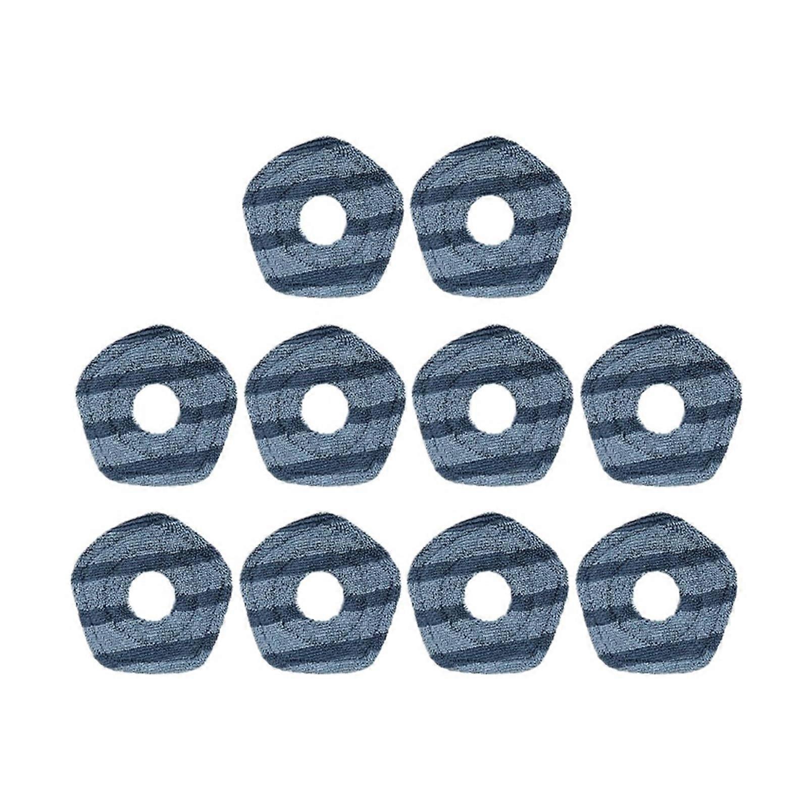 Robot Vacuum Replacement Parts, Microfiber Mop Pads for Eufy X10 Pro Omni, 10pcs Enhanced Cleaning