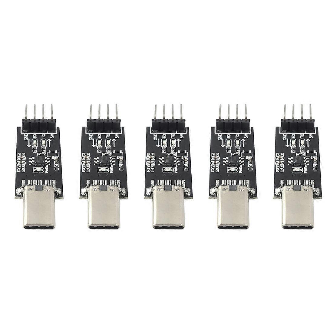 5Pcs USB TYPE-C to TTL OTG Serial Communication Module USB Transform UART for STC STM32 3.3V 5V USB TYPE C