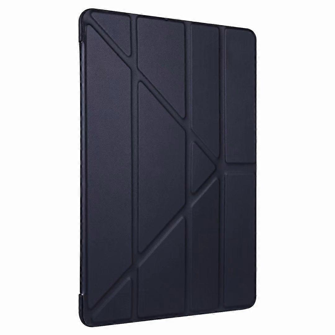 Capa elegante para iPad/Air3 2019/Pro de 10,5 polegadas em couro preto texturizado.