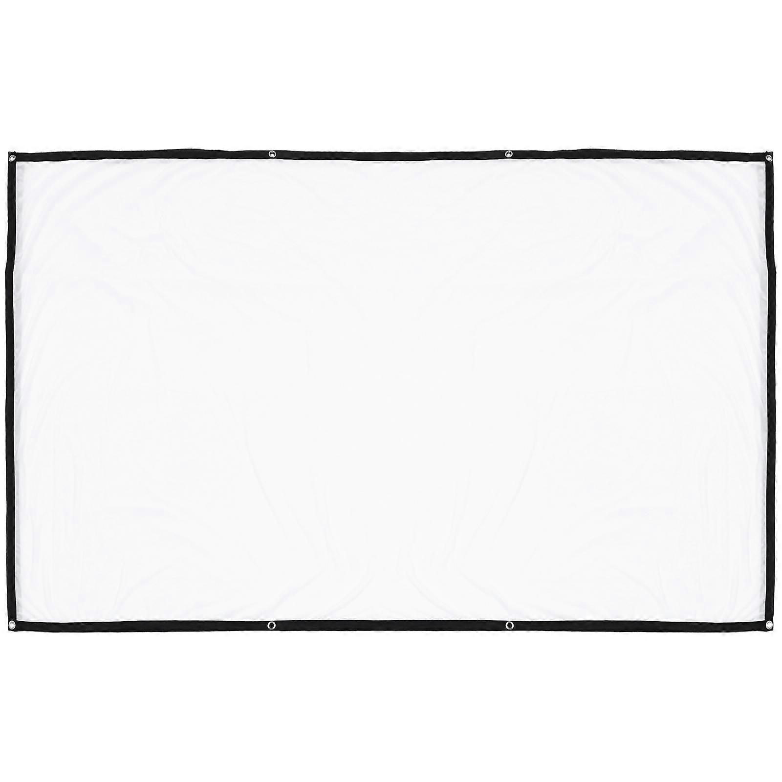 Projector Screen for Indoor Use 3Pcs Portable White Theater