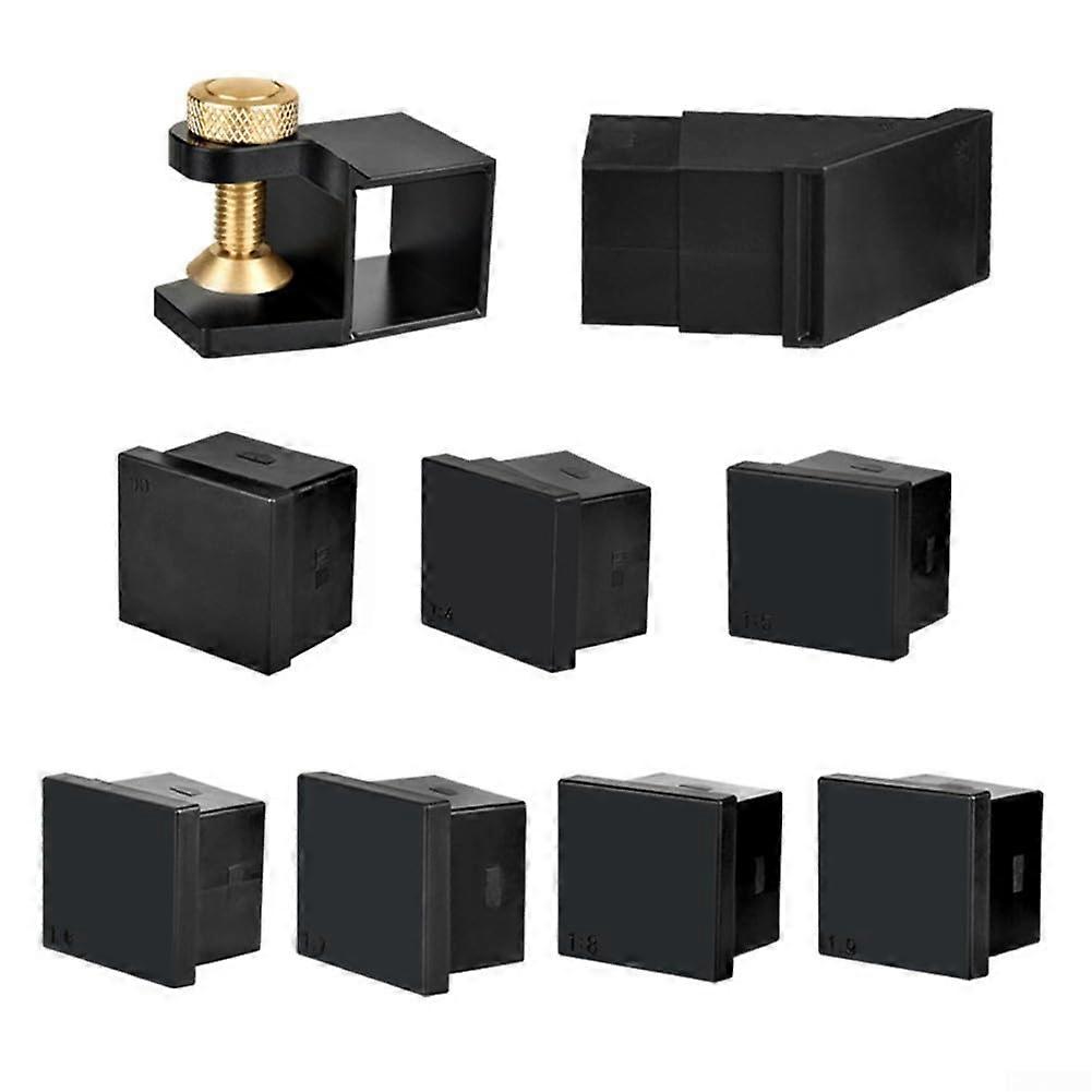 Woodworking Angle Measuring Tool with Adjustable Magnetic Miter Gauge for Precision Cutting