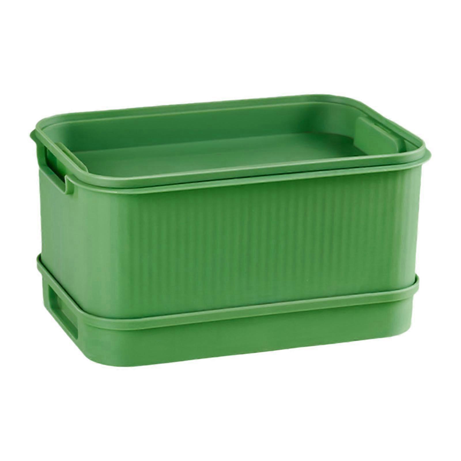 Sprouting Tray Double Layer No Soil Seed Germination Tray Mini Greenhouse for Broccoli Radish Vanilla