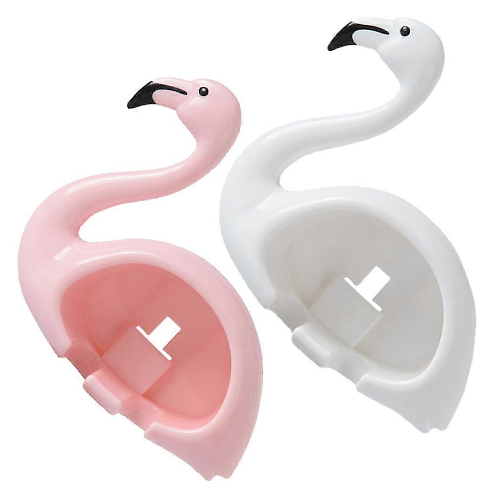 Toothbrush Holder Wall Mounted Wall Holder for Home Use 2Pcs