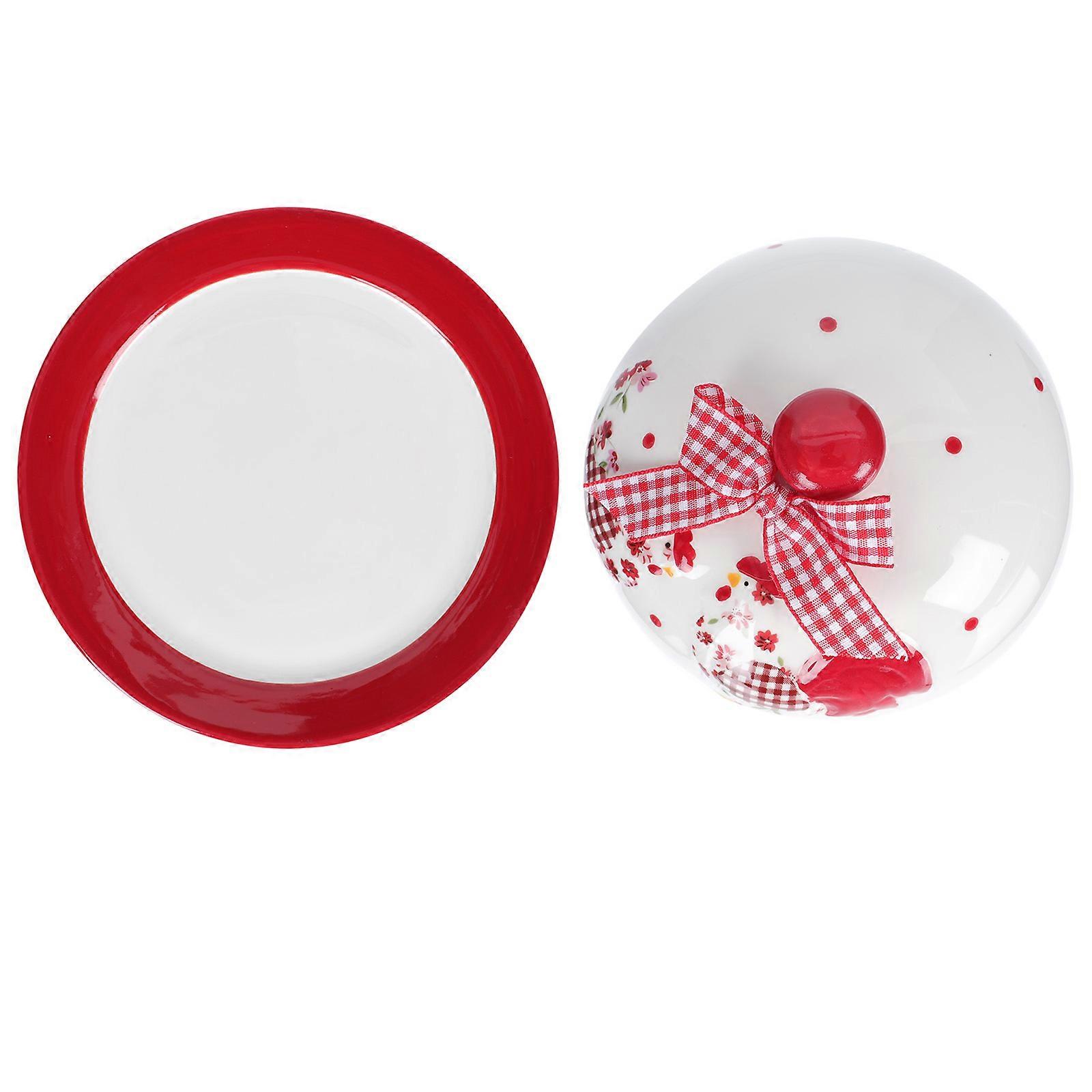 Floating Relief Tableware Ceramic Storage Plate for Storage 1Set