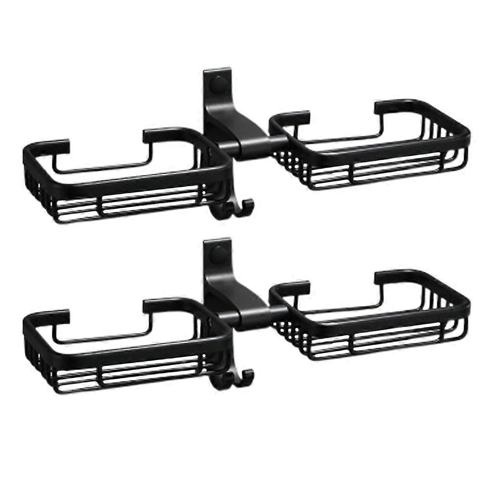 Creative Aviation Aluminum Soap Dish for Bathroom Use Black