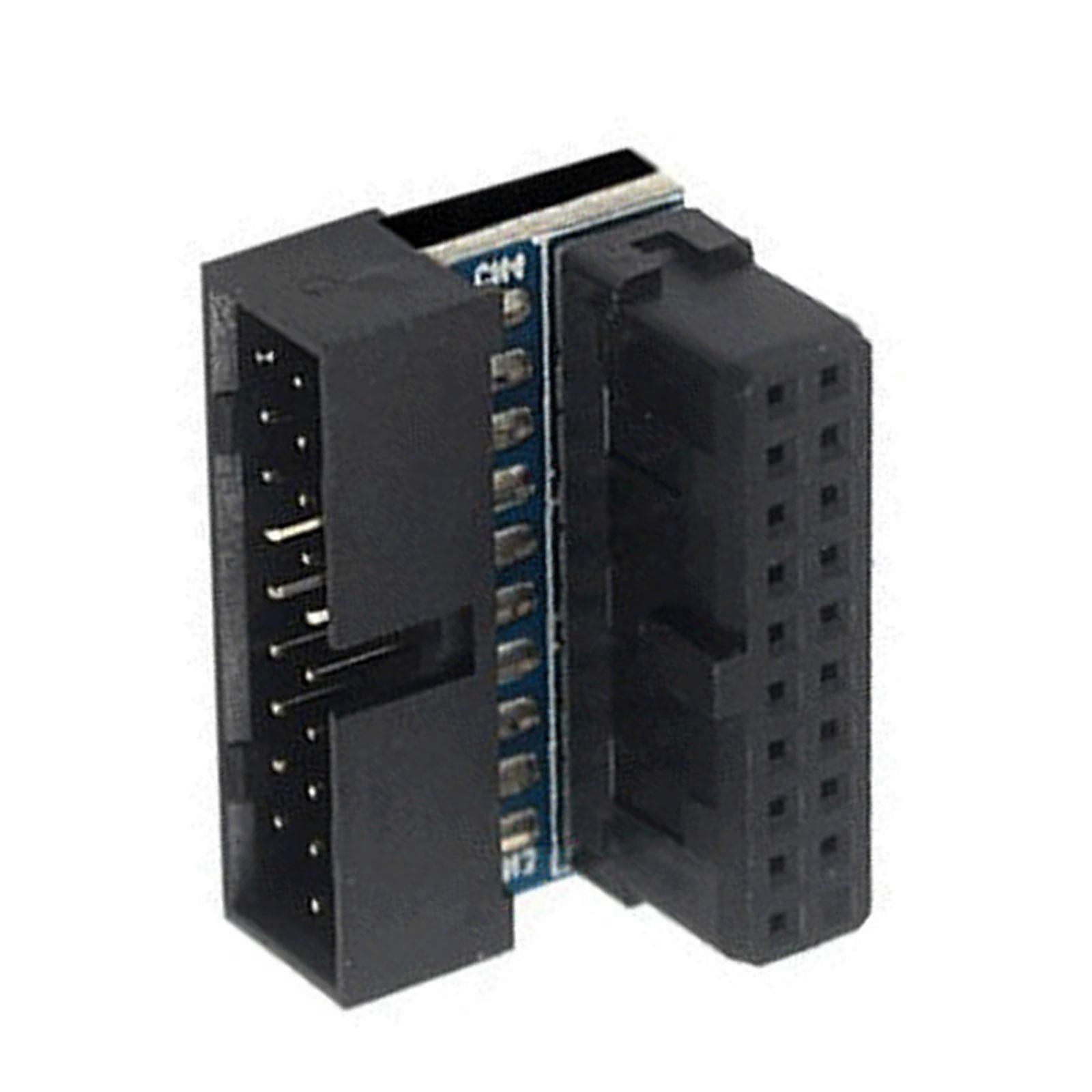 Space Optimized USB3.0 90 Degree Right Angle Desktop Computer Motherboards Adapters Connectors Stable Multicolor