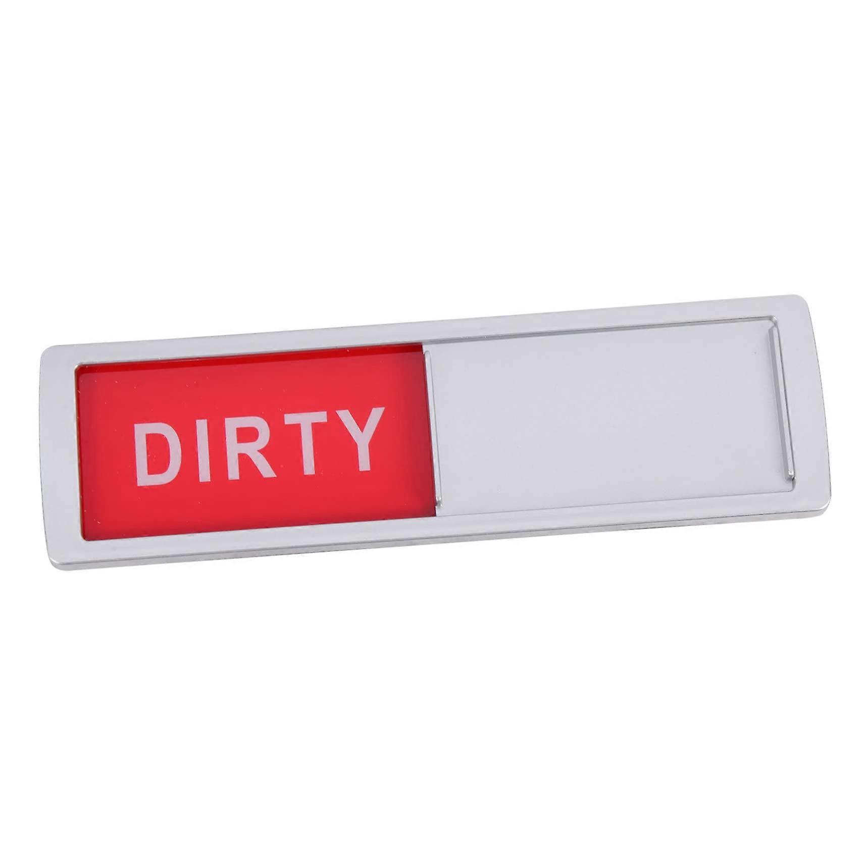 Dishwasher Magnet Clean Dirty Sign with Easy Flip Indicator and Clear Status Display