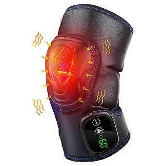 2025 Electric Heating Knee Massager Leg Joint Vibration Therapy Elbow Support Relieve Arthritis Pain Warm Wrap Over Knee Pad Massage