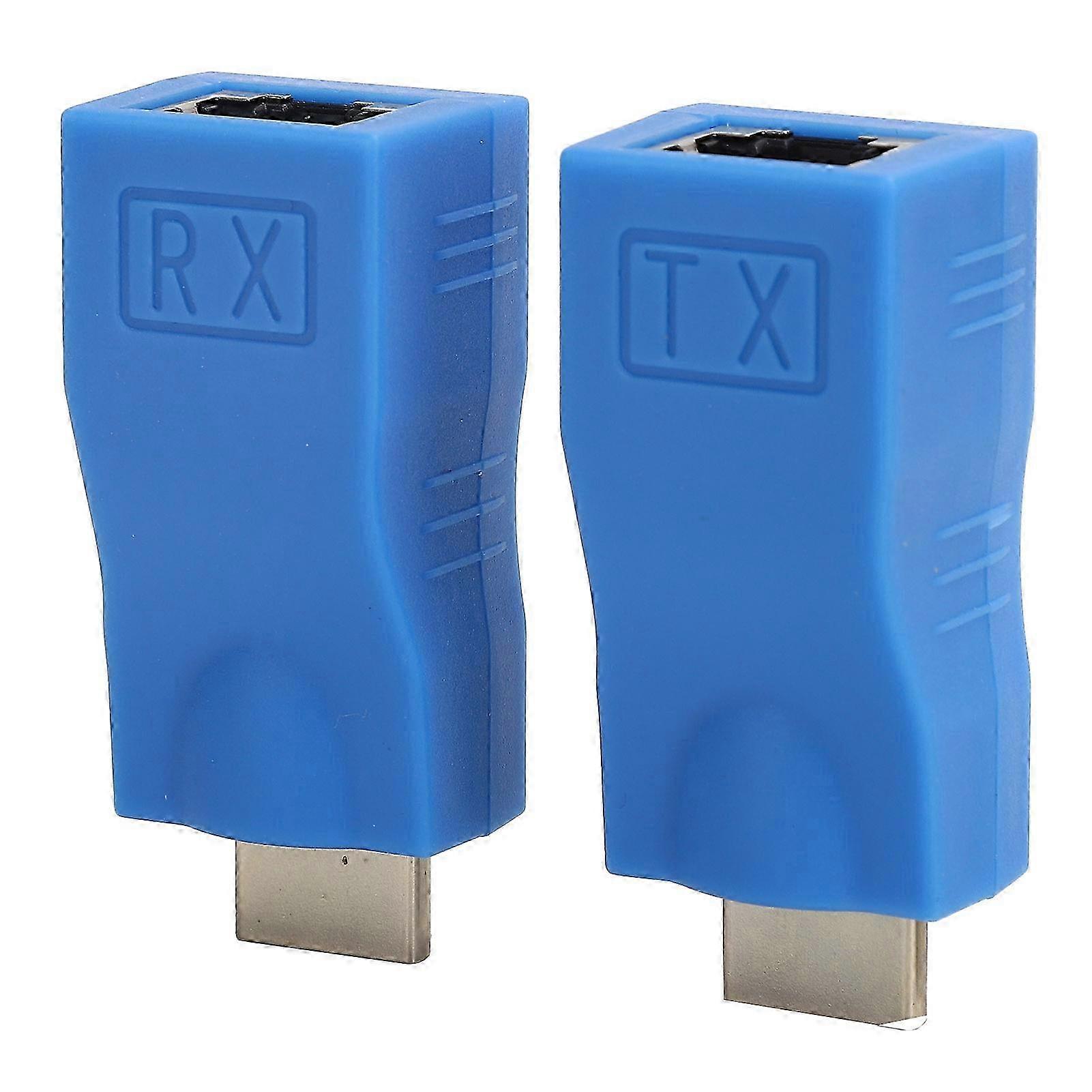 26-27 HD Multimedia Interface to RJ45 Network Cable Extender 1080P 30m Cable Converter Transmitter Receiver