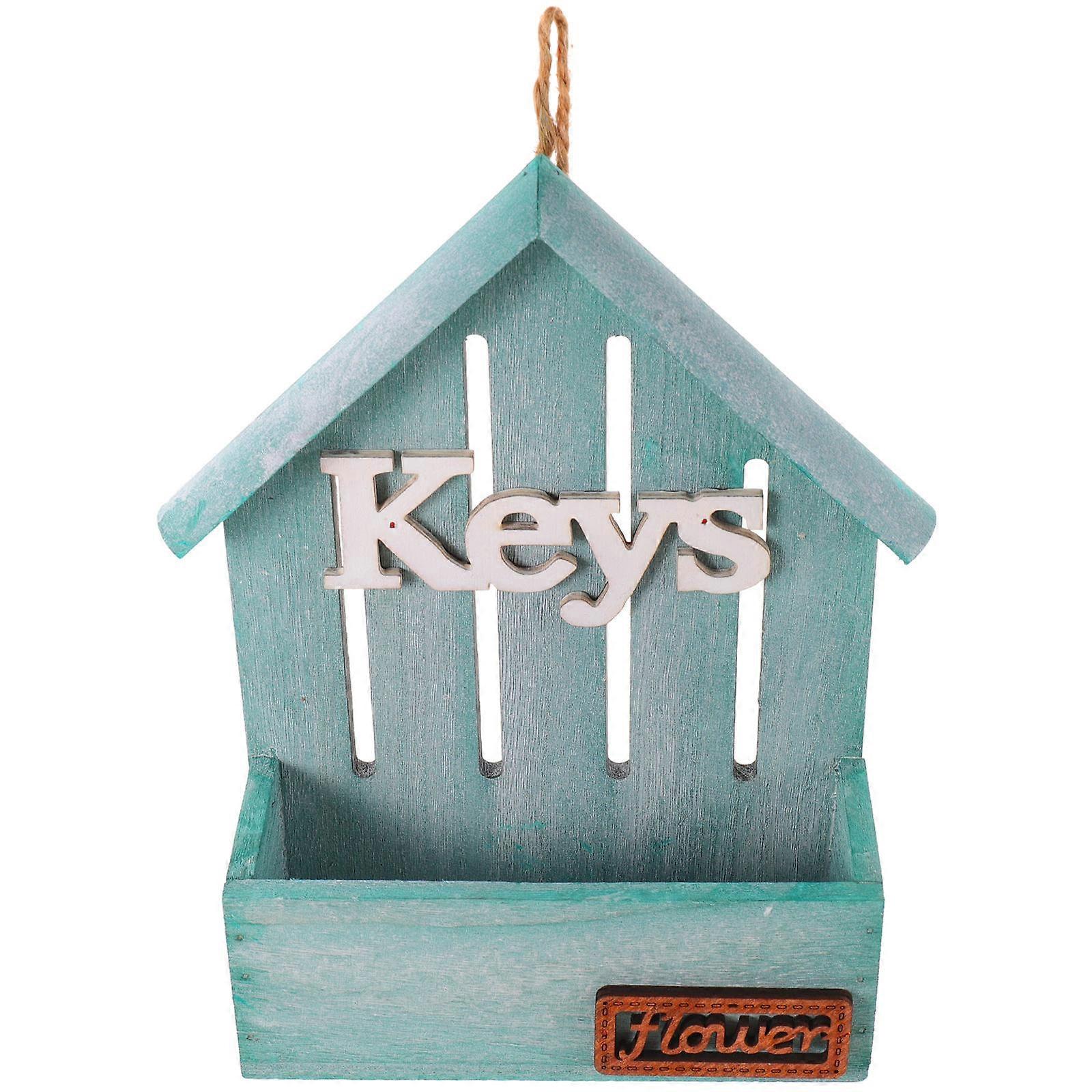 House Shape Key Organizer Rack Key Holder for Home Use 2Pcs