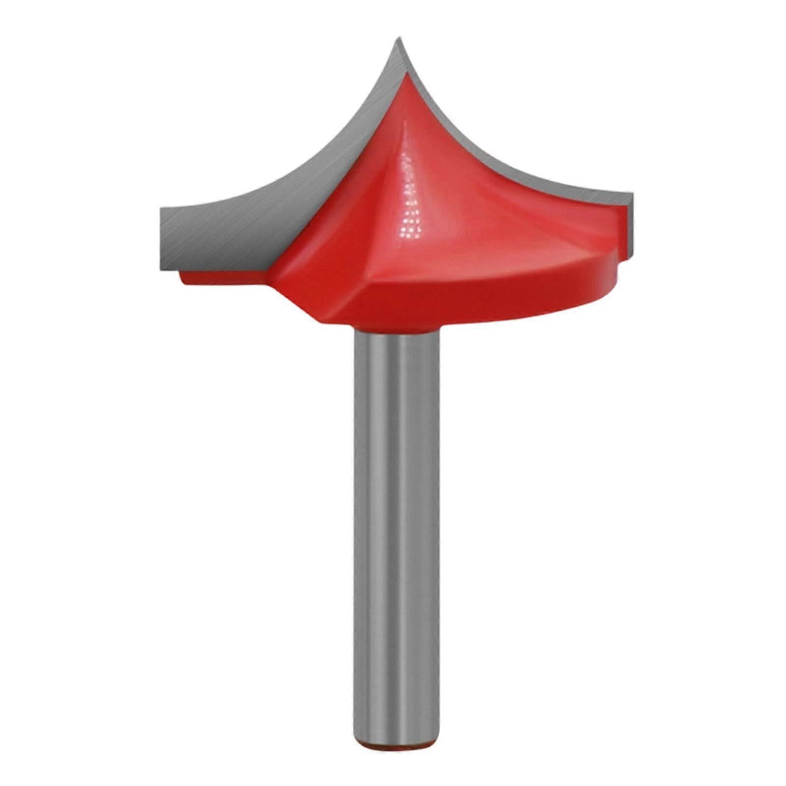 6 Piece Set Carbides Pointed Router Bit High Accuracy Sturdy Material Wood Carving Multifunctional Pattern Door Panel Unique Projects Multicolor