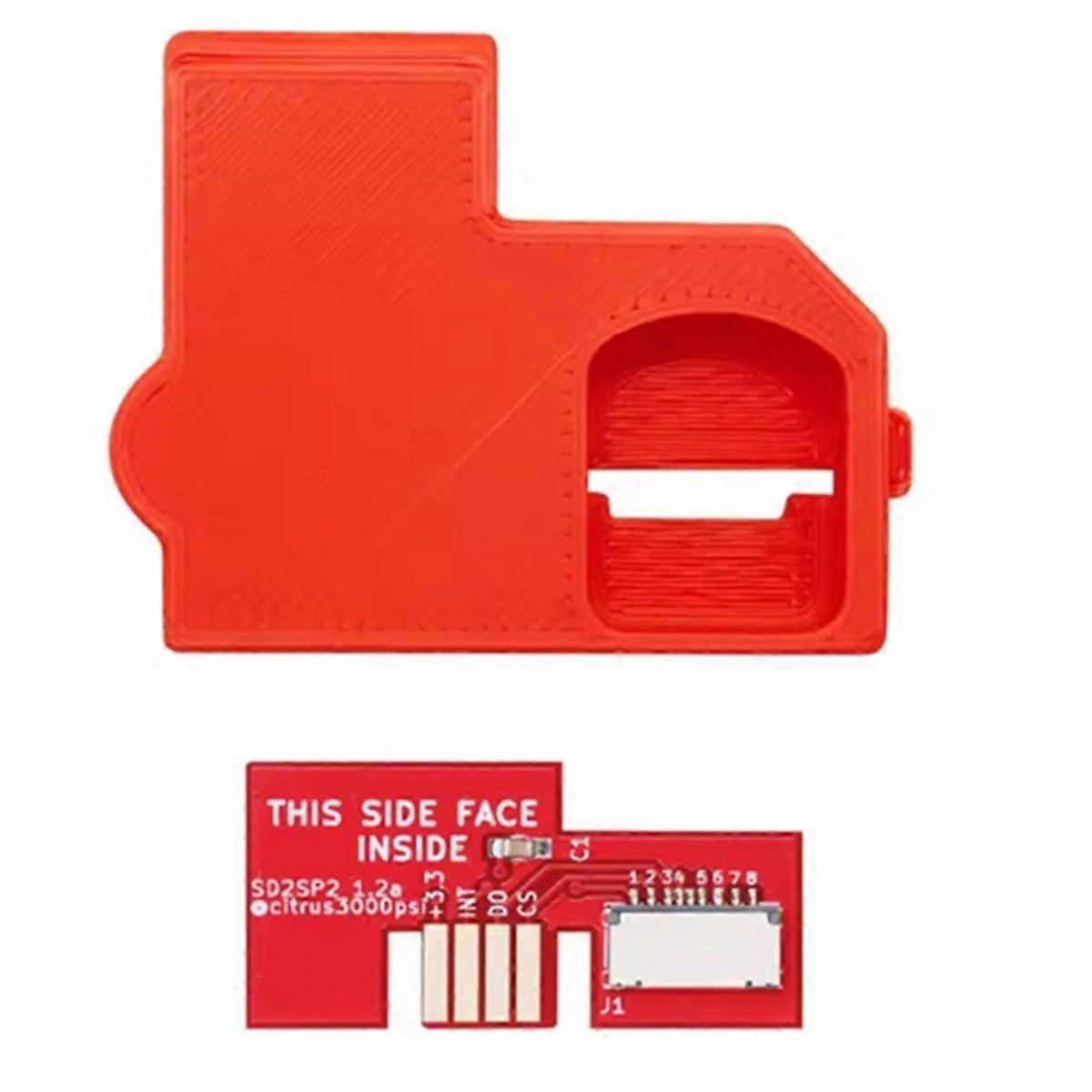 3D Pinted SD2SP2 Cover Bracket for SD Load MicroSD Card Reader Adapter for Game Console