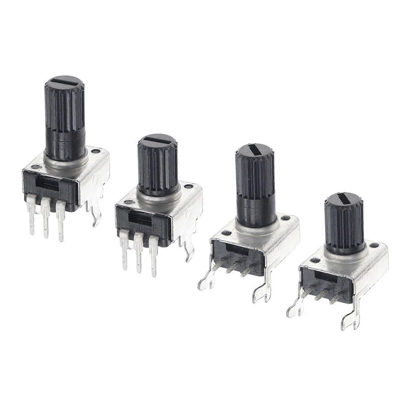 10Pcs 10K Ohm Horizontal RV09 Potentiometer Adjustable Resistor 3Pin Sealed Precise Control